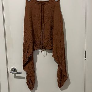 Rust brown Buddha pants size small